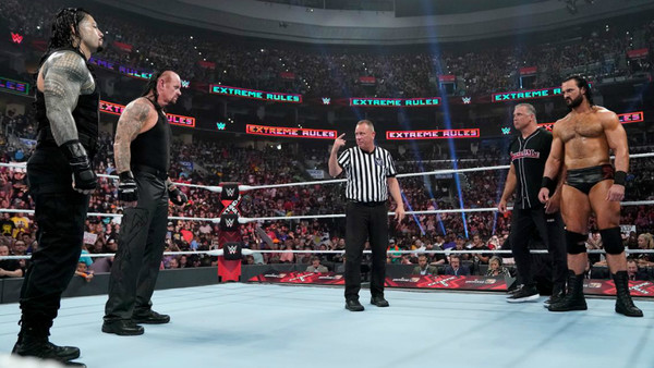 The Undertaker Roman Reigns Shane McMahon Drew McIntyre