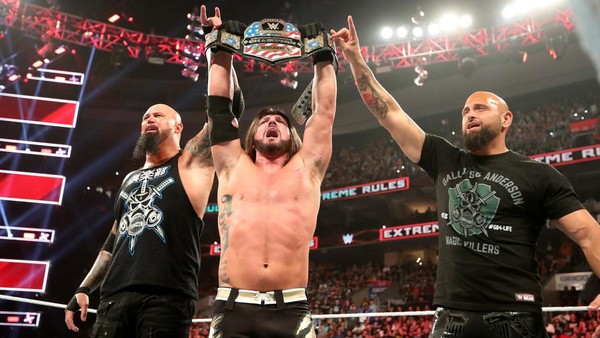 Aj Styles US title The club Extreme Rules