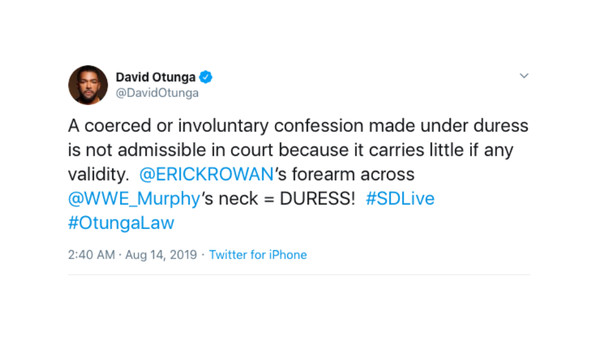 David Otunga Tweet