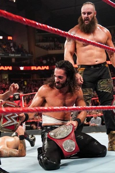 Braun Strowman Seth Rollins