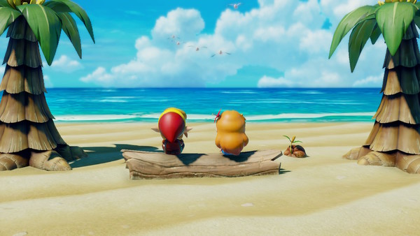 Zelda Link's Awakening Sunset Beach
