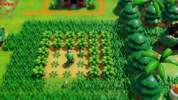 Zelda Link's Awakening grass mabe village