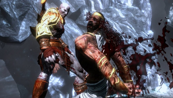 poseidon from god of war 3 fighting kratos