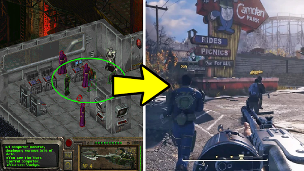 fallout 1 how to use vats