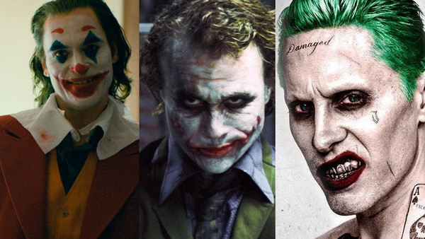 The Joker Joaquin Phoenix The Dark Knight Heath Ledger Suicide Squad Jared Leto