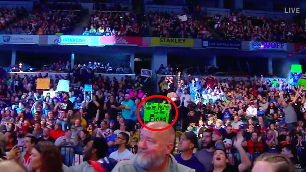 Bray Wyatt Fiend WWE Sign