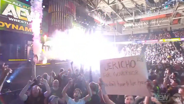 Chris Jericho AEW Sign