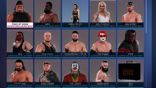 wwe 2k upload more to community creations
