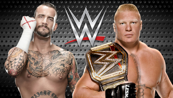 CM Punk Brock Lesnar