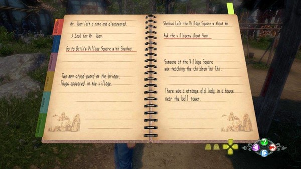 Shenmue III Notebook