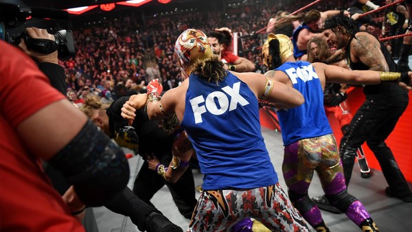 Raw SmackDown brawl