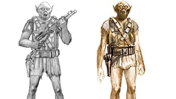 Ralph McQuarrie Chewbacca Concept