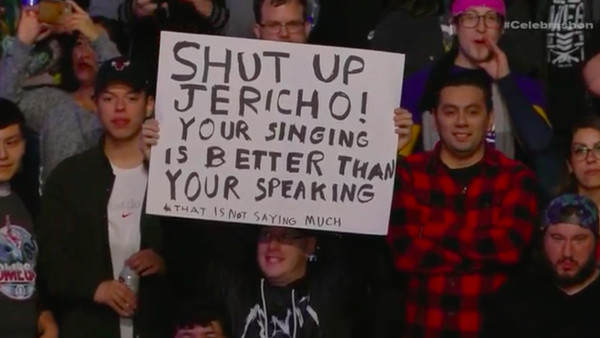 Chris Jericho AEW Sign