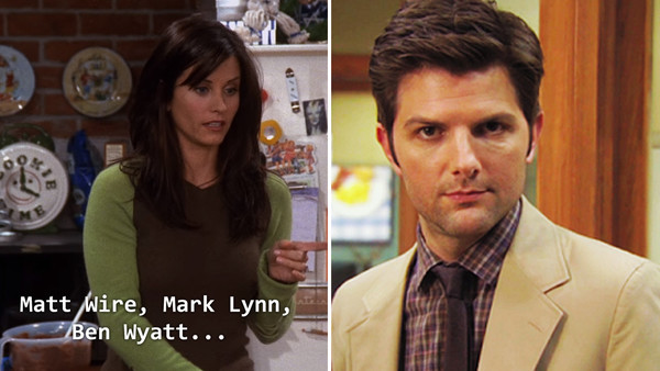 Friends Monica Parks and Recreation Ben