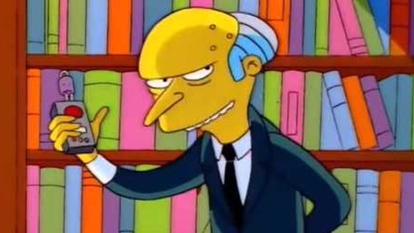 The Simpsons Mr Burns