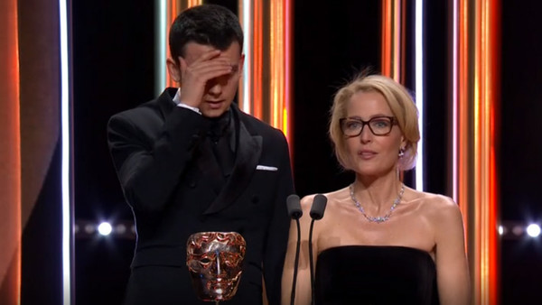 BAFTAs 2020 Asa Butterfield Gillian Anderson