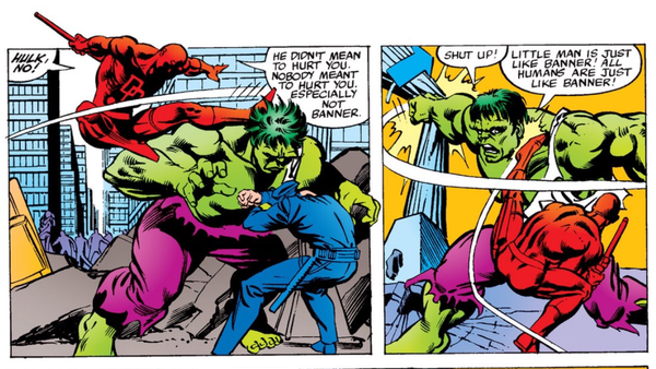 Daredevil vs Hulk
