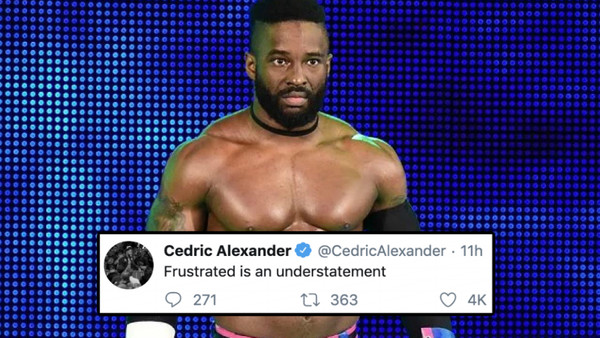 Cedric Alexander frustrated