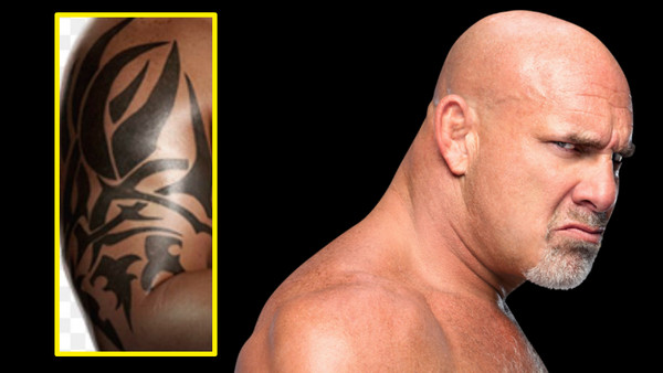 Orton on almost getting the Goldberg tattoo: "I'm 18. I can get some ink now and I want to look tough. So Goldberg is my guy and I'm an idiot. So the