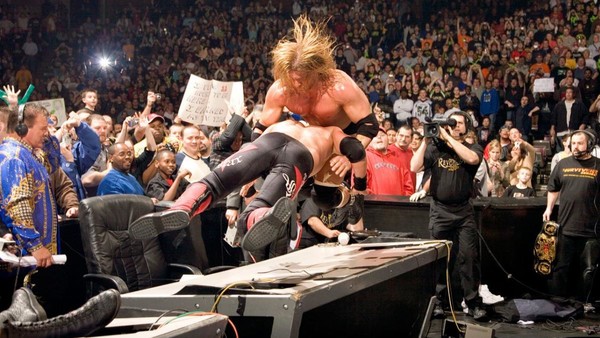 Triple H Edge New Year's Revolution 2007