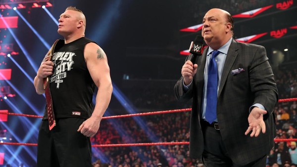 Paul Heyman Brock Lesnar