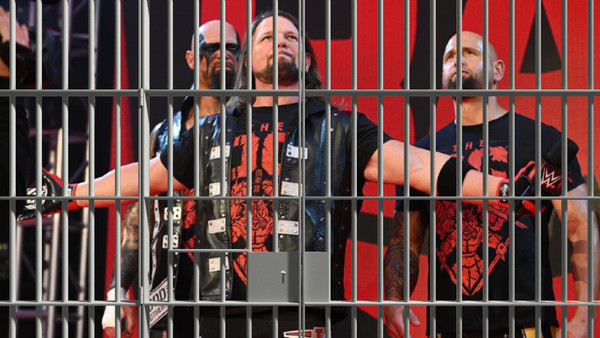 AJ Styles locked down