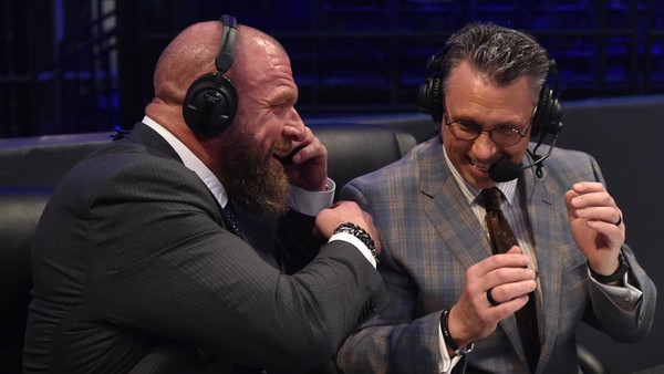 Triple H Michael Cole