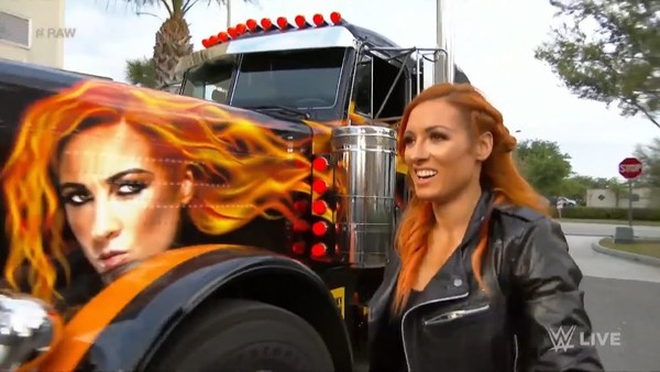 Becky Lynch truck