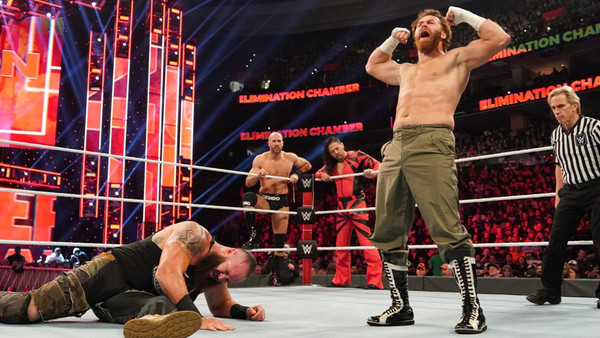 WWE Elimination Chamber 2020 Sami Zayn Braun Strowman