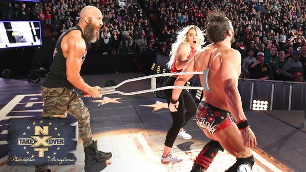 Ciampa Gargano Crutch Shot