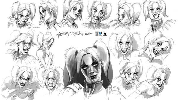 Suicide Squad Harley Quinn Concept Art