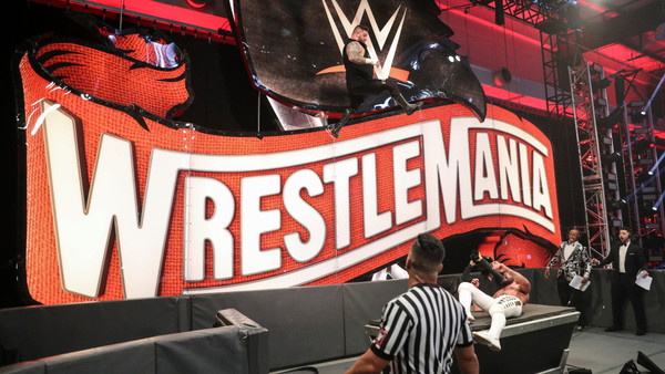WrestleMania 36 Sign Kevin Owens