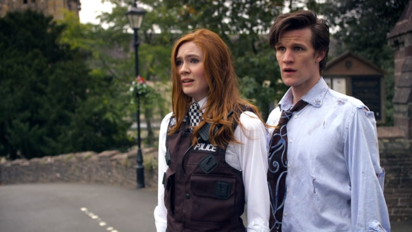 Doctor Who The Eleventh Hour Amy Pond Matt Smith Karen Gillan