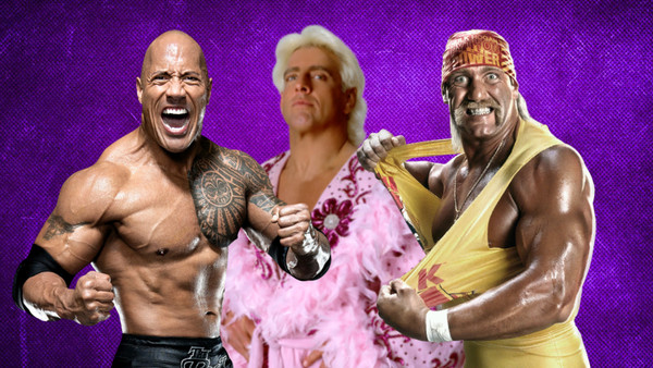 Ric Flair Hulk Hogan The Rock