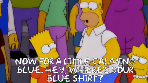 Bart Blue Shirt