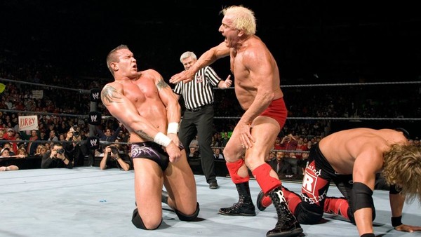 Ric Flair Chop Randy Orton