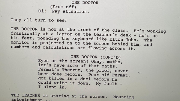 Doctor Who The Eleventh Hour original Steven Moffat script