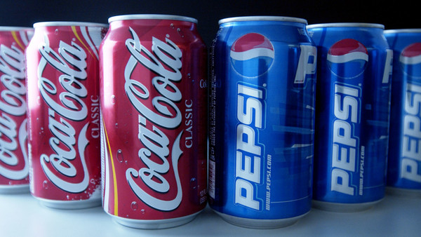 Coke and Pepsi Cans