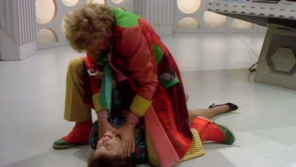 Doctor Who Colin Baker The Twin Dilemma Peri Brown