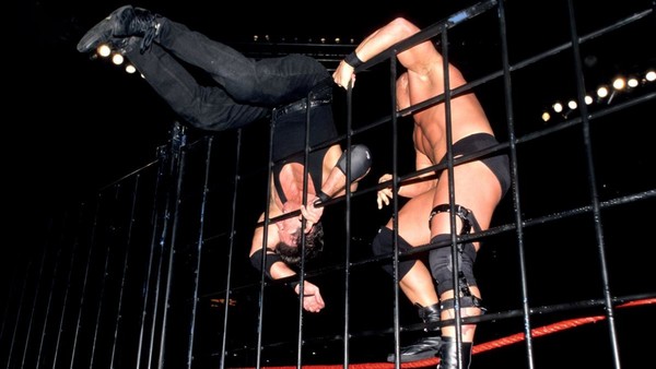 Steve Austin Vince McMahon Cage