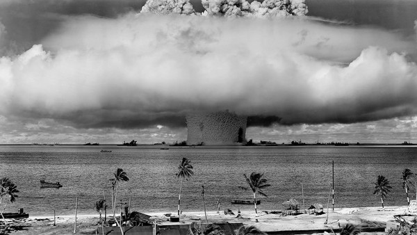 Nuclear test at Bikini Atoll