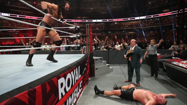 Royal Rumble 2020 Drew McIntyre Brock Lesnar