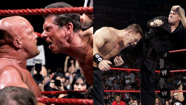 Steve Austin Vince McMahon John Cena Eric Bischoff