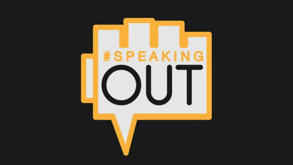 #SpeakingOut logo Speaking Out