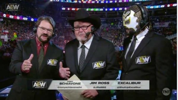 Jim Ross Tony Schiavone Excalibur AEW