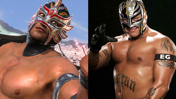 El Blaze Virtua Fighter Rey Mysterio