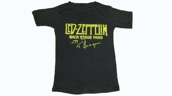 Led zeppelin knebworth outlet 1979 t shirt