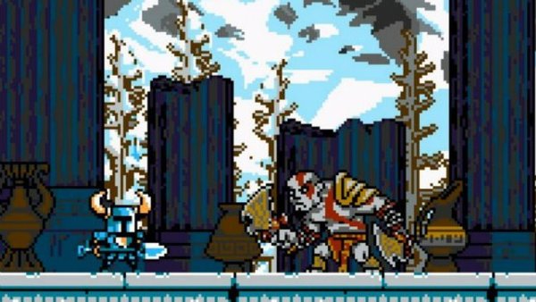 Kratos In Shovel Knight 1280x720