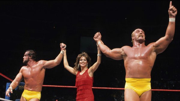 Hulk Hogan Randy Savage Miss Elizabeth Mega-Powers
