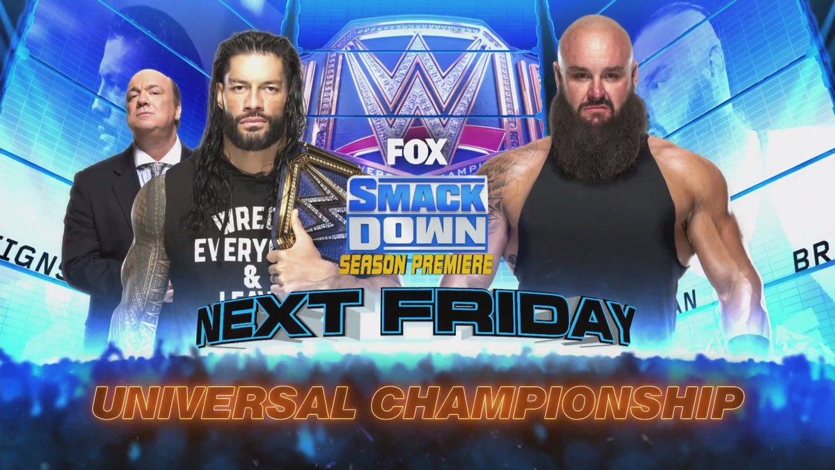 Wwe Already Promoting Huge Card For Next Week S Smackdown